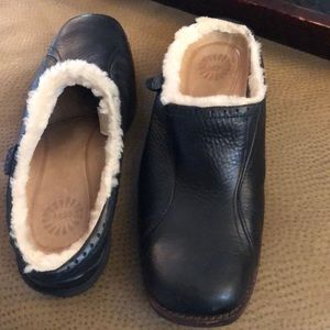Ugg fur lined mules